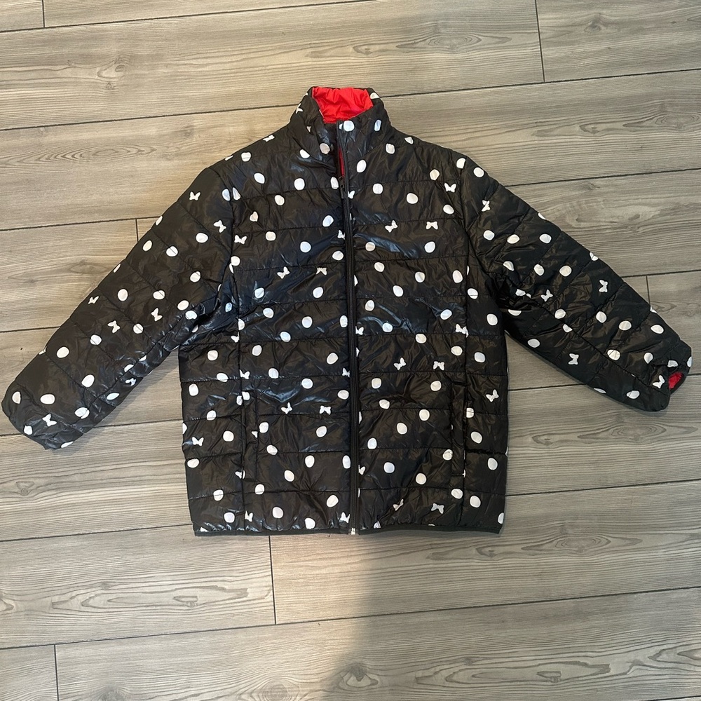 Disney Reversible Minnie Down Filled Puffer Jacket